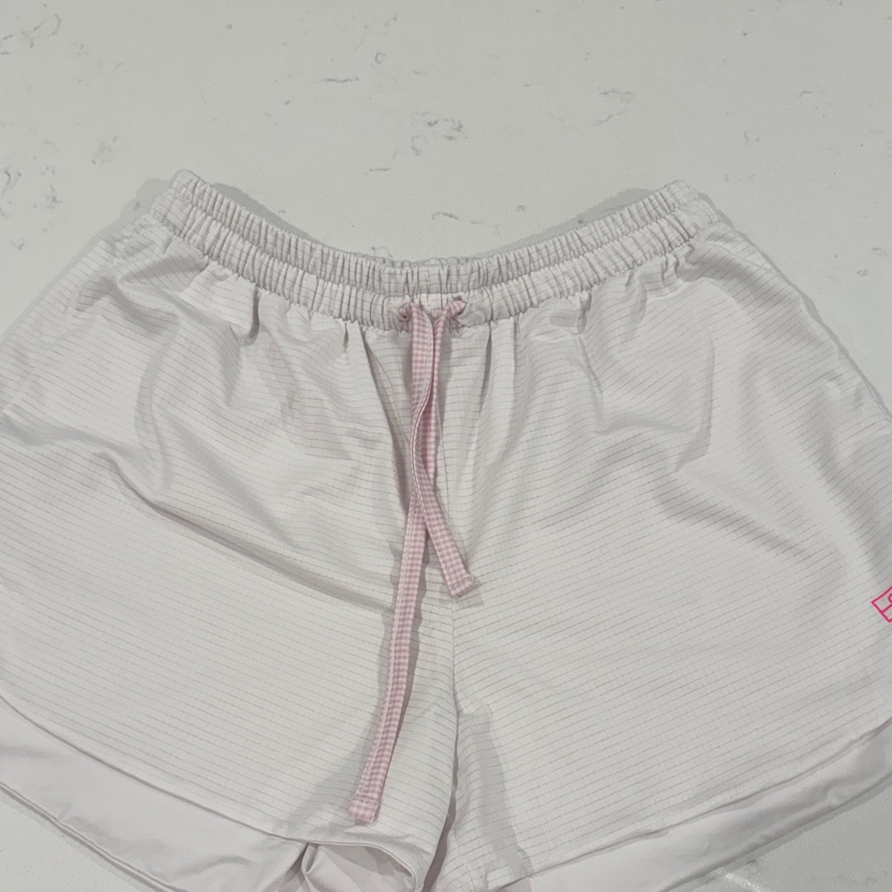 Set Fashions Women's White Drawstring Shorts